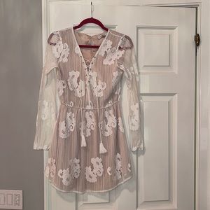 Lovers & Friends lace up mini dress